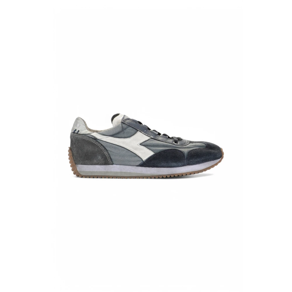 Diadora Dirty Stone Wash Evo Canvas Sneakers Heren Schoenen Blauw
