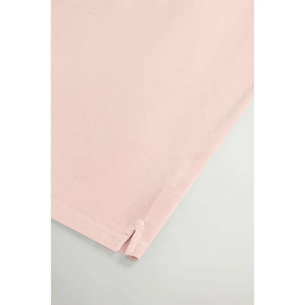 Woolrich Klassieke Polo voor de Zomer Pink Heren