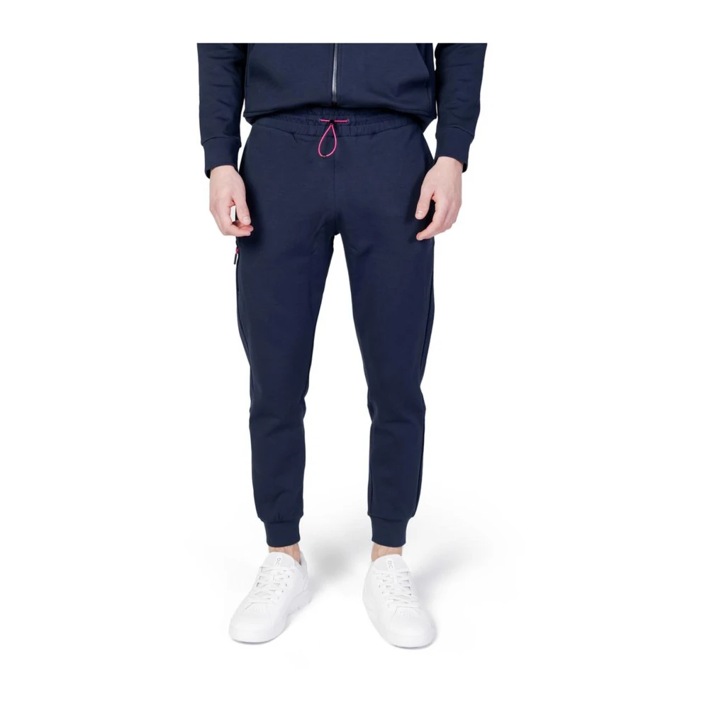 U.s. Polo Assn. Sportieve Katoenmix Broek Blue Heren