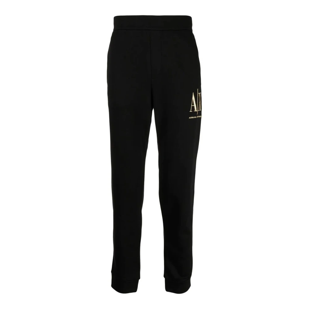 Armani Exchange Uomo Nero Pantaloni Neri Con Logo