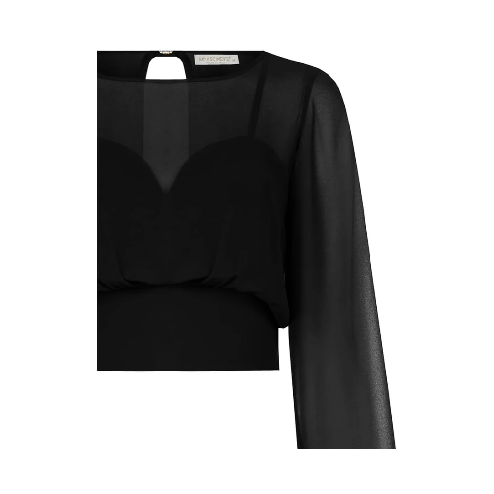 RINASCIMENTO Top Herfst Winter Collectie Black Dames