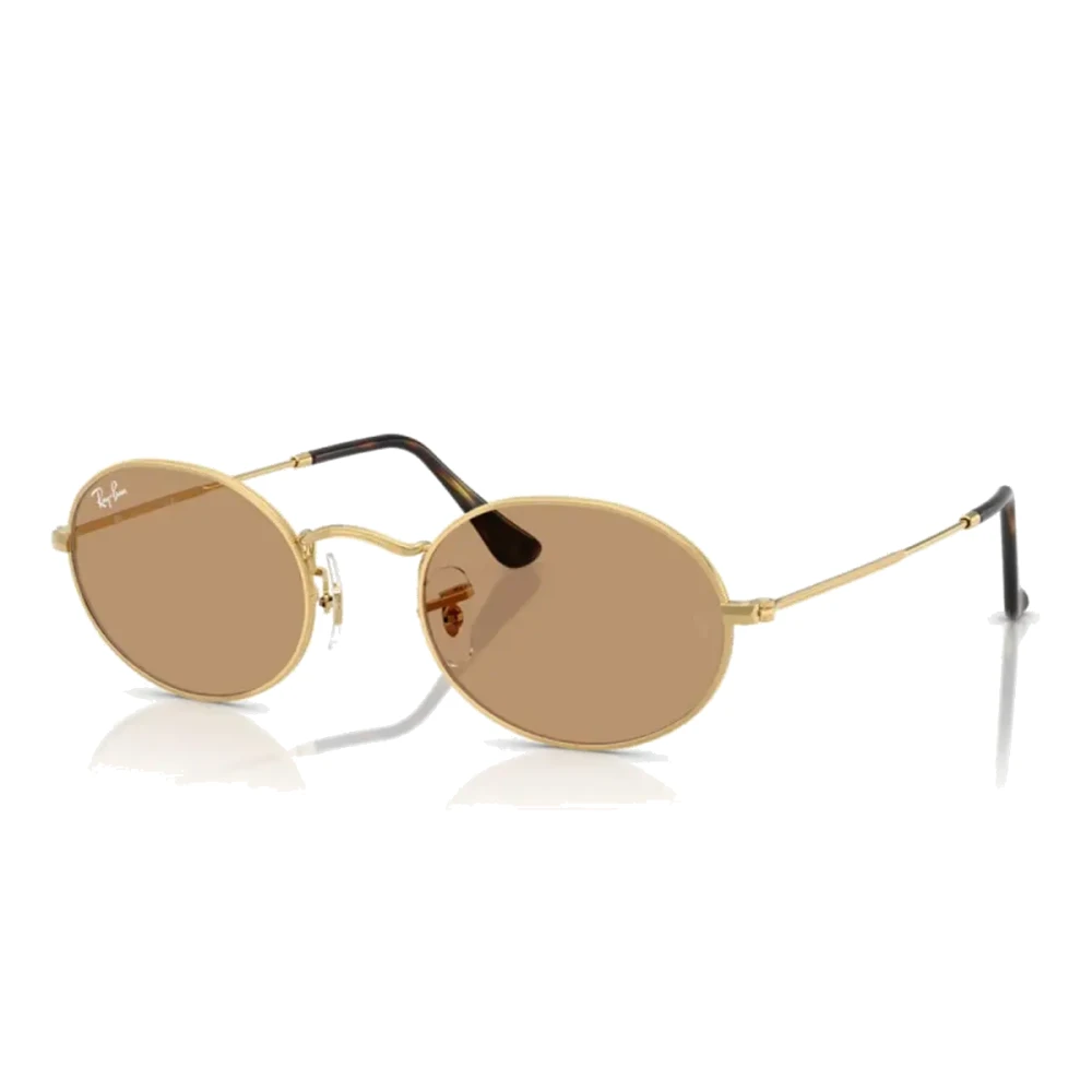 Ray-Ban Unisex Yellow Vintage Oval Sunglasses Rb3547