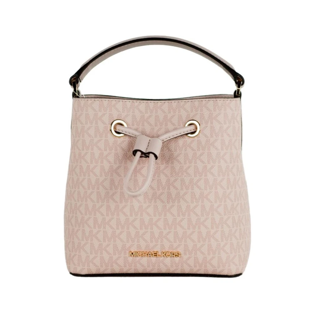 Michael Kors Kleine Bucket Crossbody Handtas Beige Dames