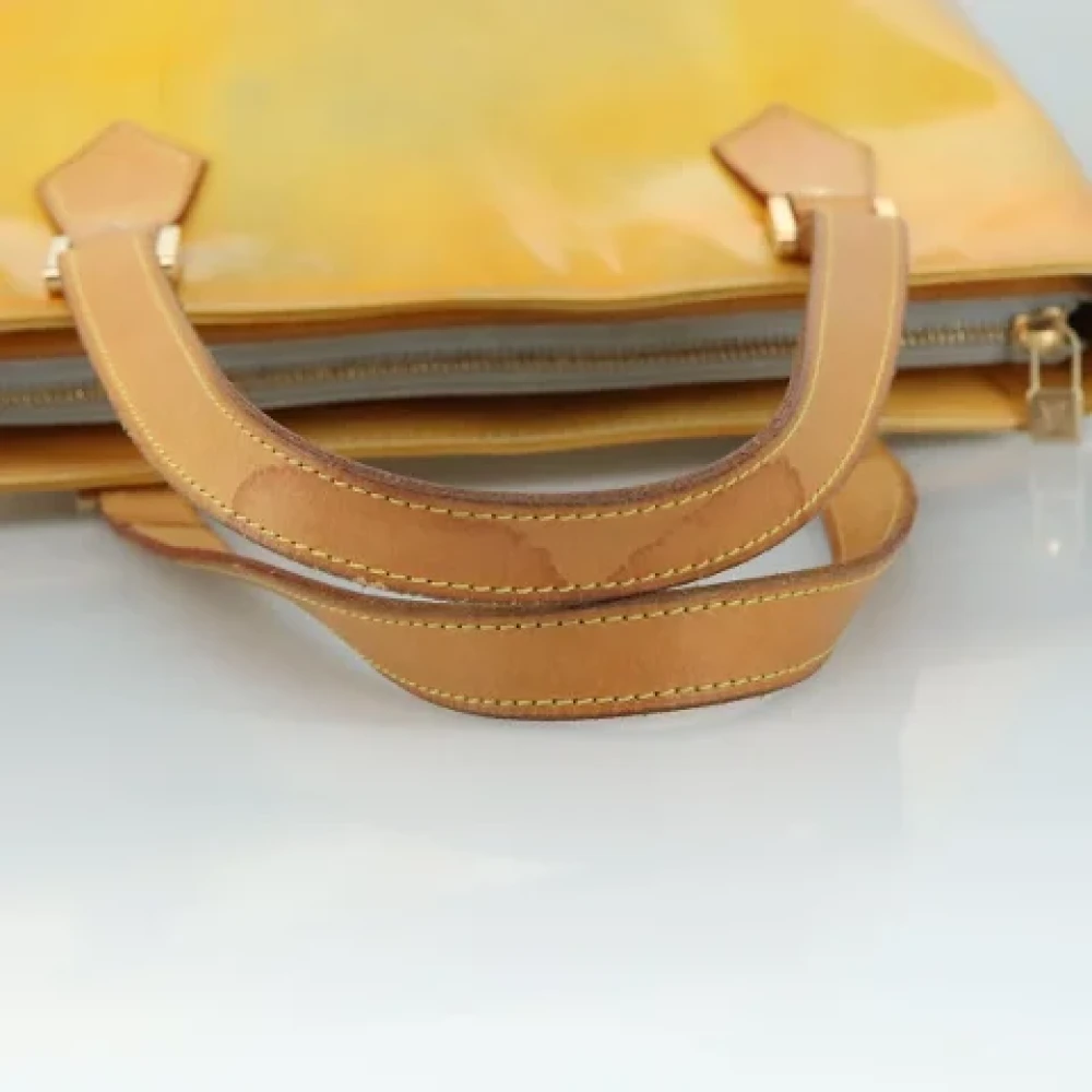 Louis Vuitton Vintage Pre-owned Leather handbags Yellow Dames