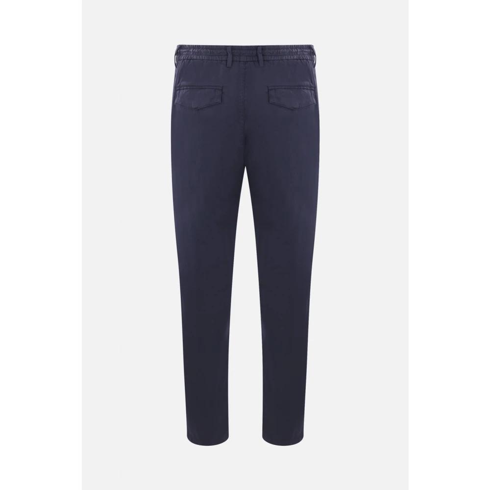 Eleventy Blauwe Slim-Fit Broek Blue Heren