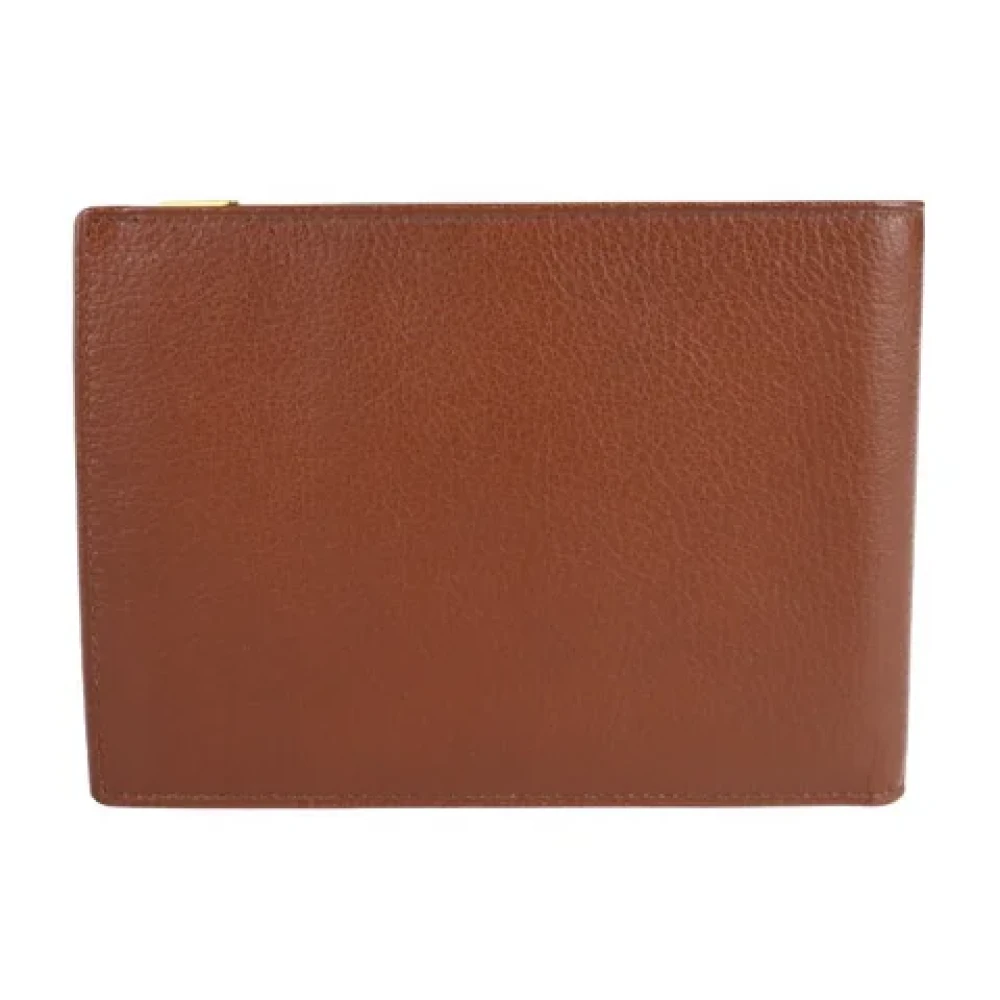 Salvatore Ferragamo Pre-owned Leather wallets Brown Dames
