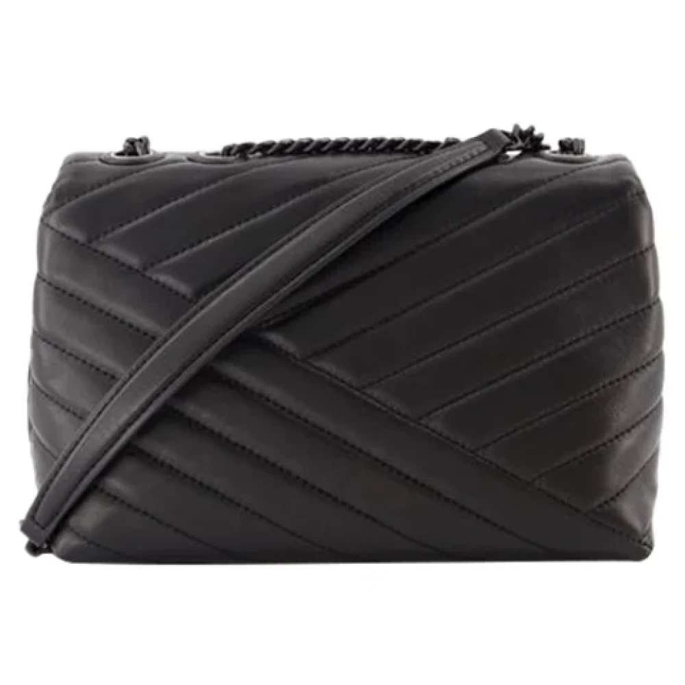 TORY BURCH Leather shoulder-bags Black Dames