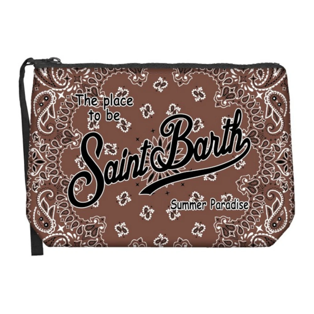 Mc2 Saint Barth Women's Brown Clutches, One Size, Aline Pochette