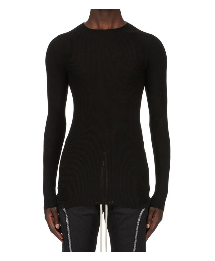 haut-noir-a-col-rond-cotele