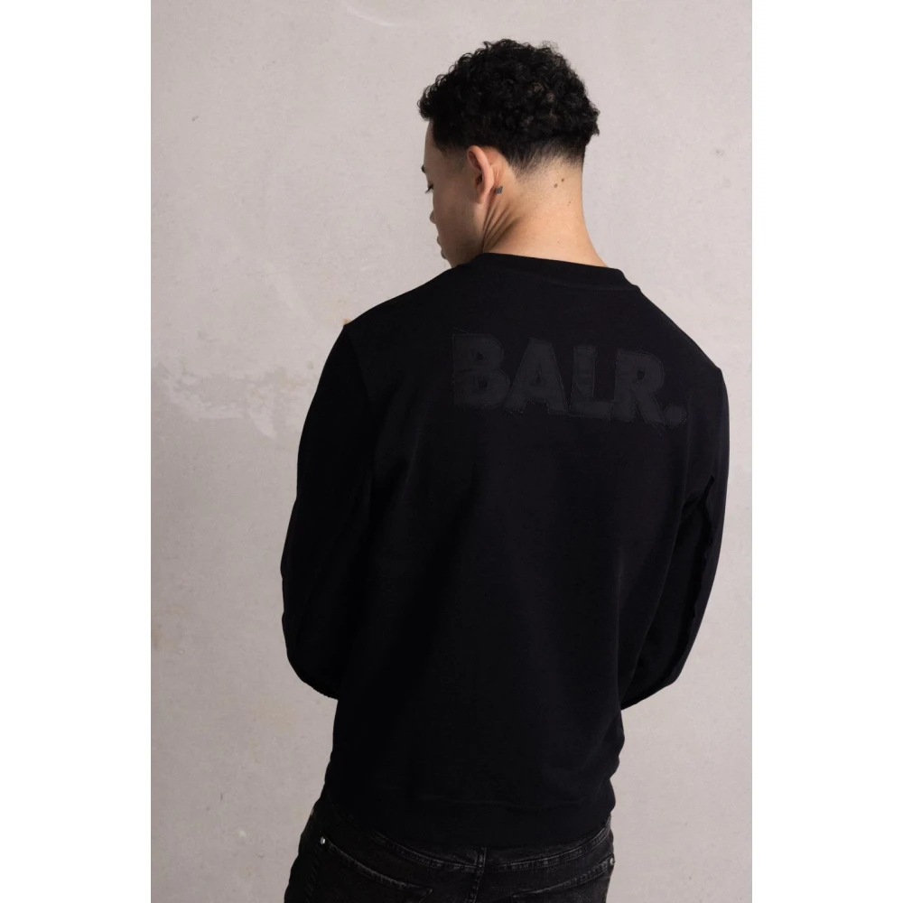 Balr. Stijlvolle Fleece Trui Black Heren