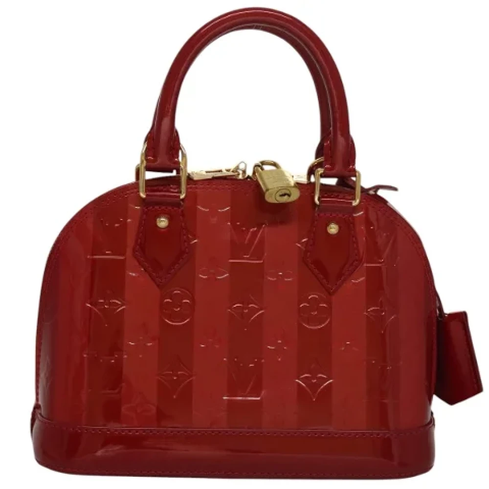 Louis Vuitton Vintage Pre-owned Leather handbags Red Dames