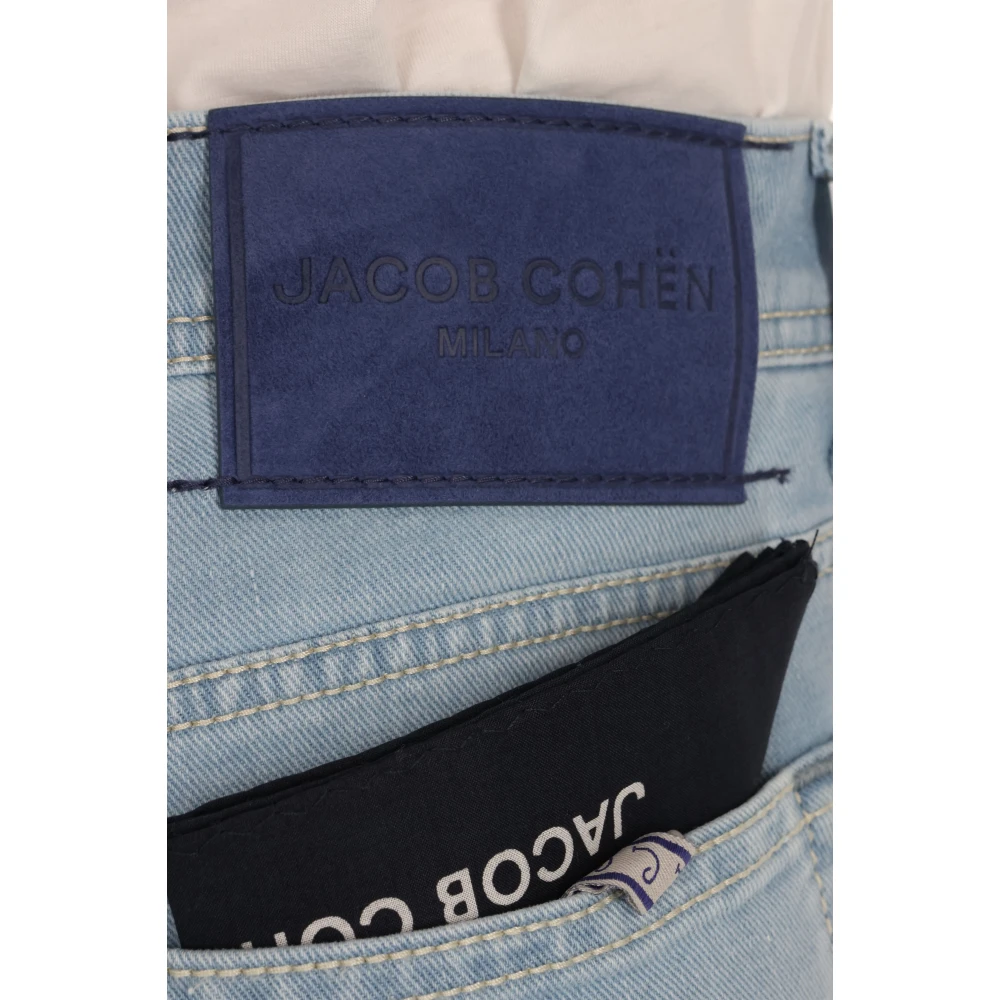 Jacob Cohën Blauwe Suède Nick Jeans Blue Heren