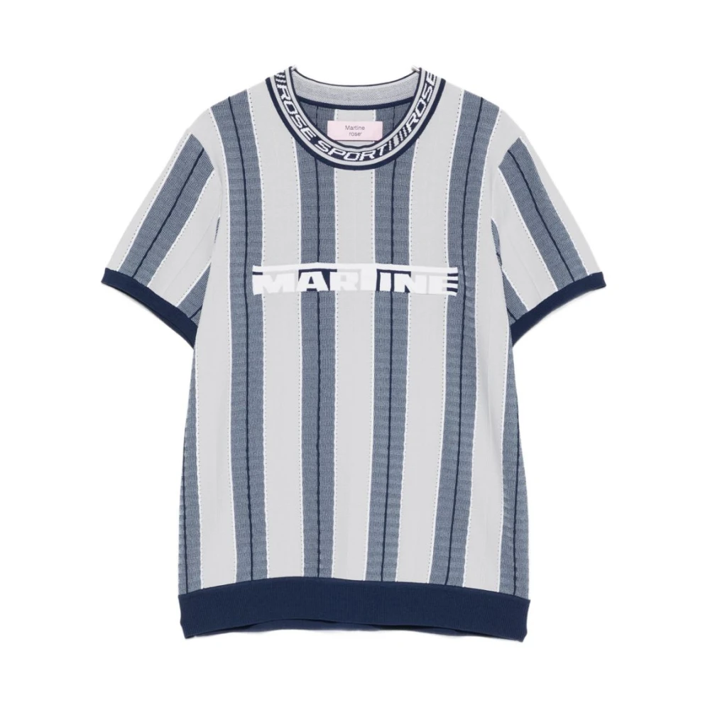 Martine Rose Hombre Azul Camisetas, Talla: L