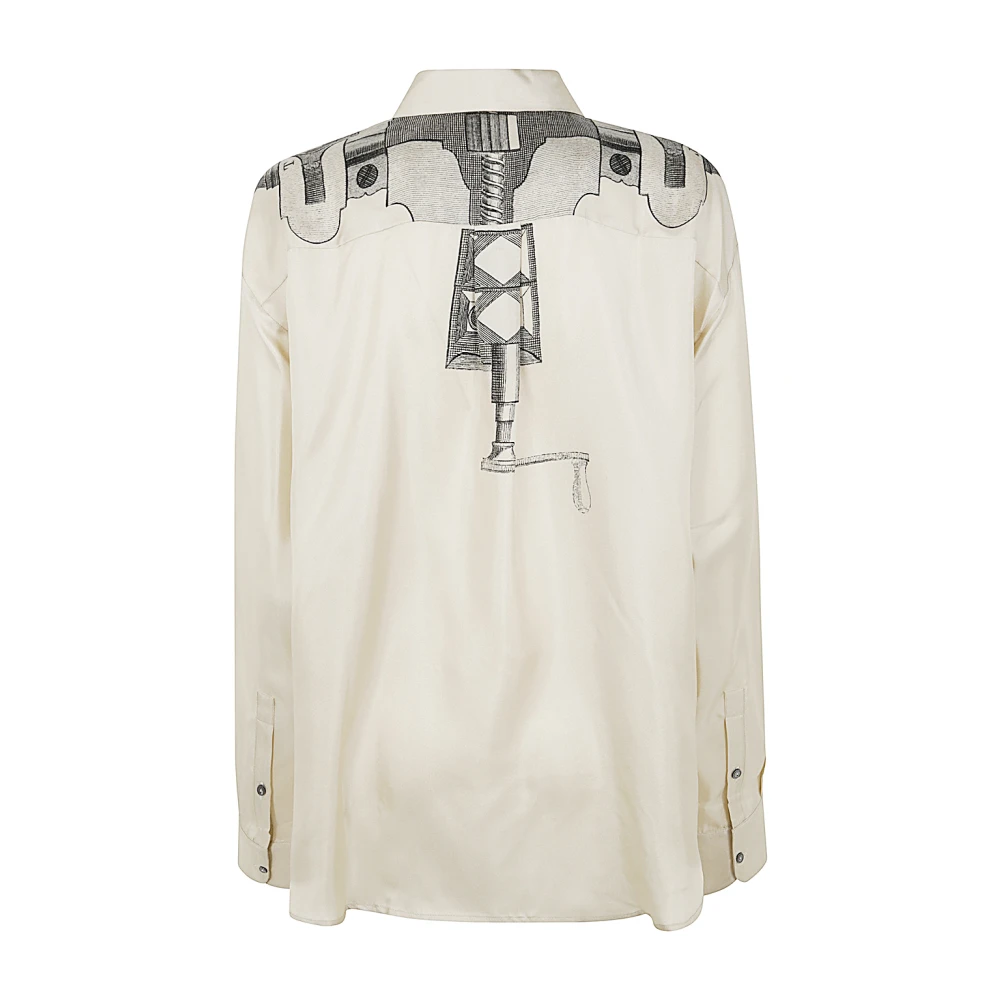 Pierre-Louis Mascia Lange mouwen shirt met Aloë-patroon Multicolor Dames