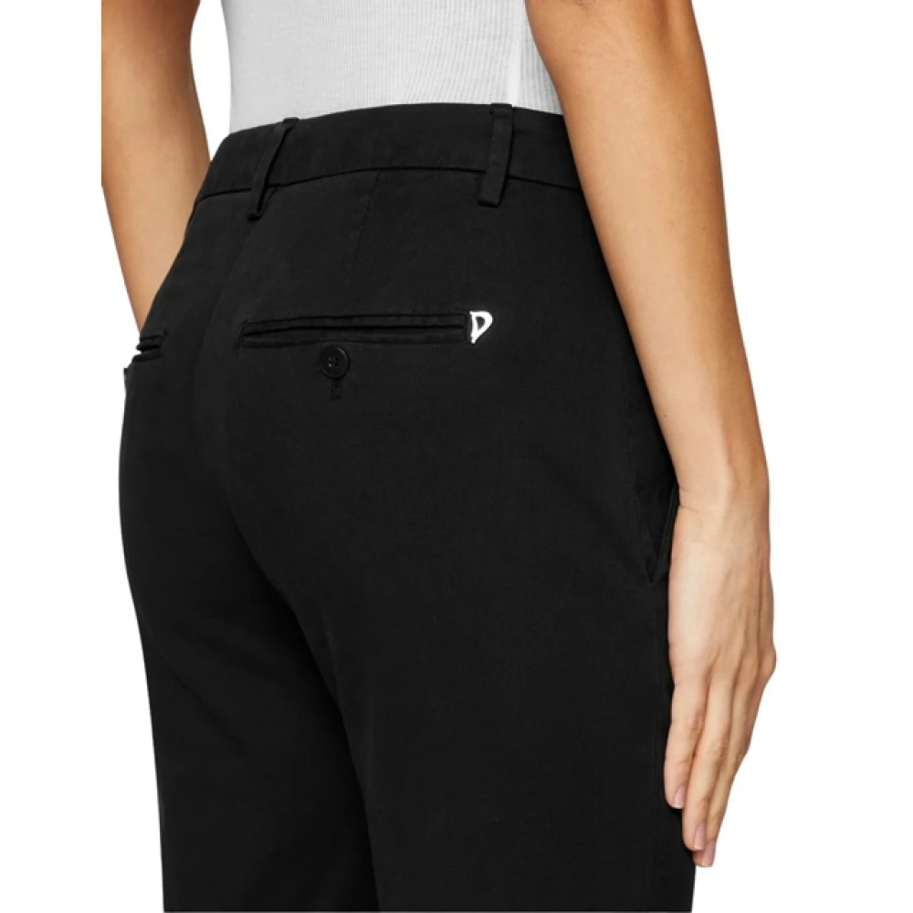 Dondup Slim Fit Jeans Black Dames