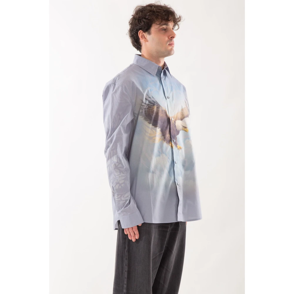 Misbhv Monument Valley Shirt in Licht Grijs Multicolor Heren