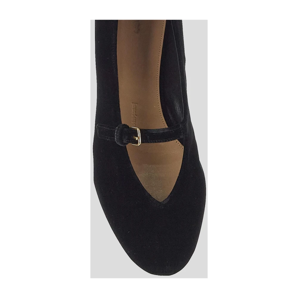 JW Anderson Leren Mary Jane platte schoen Black Dames