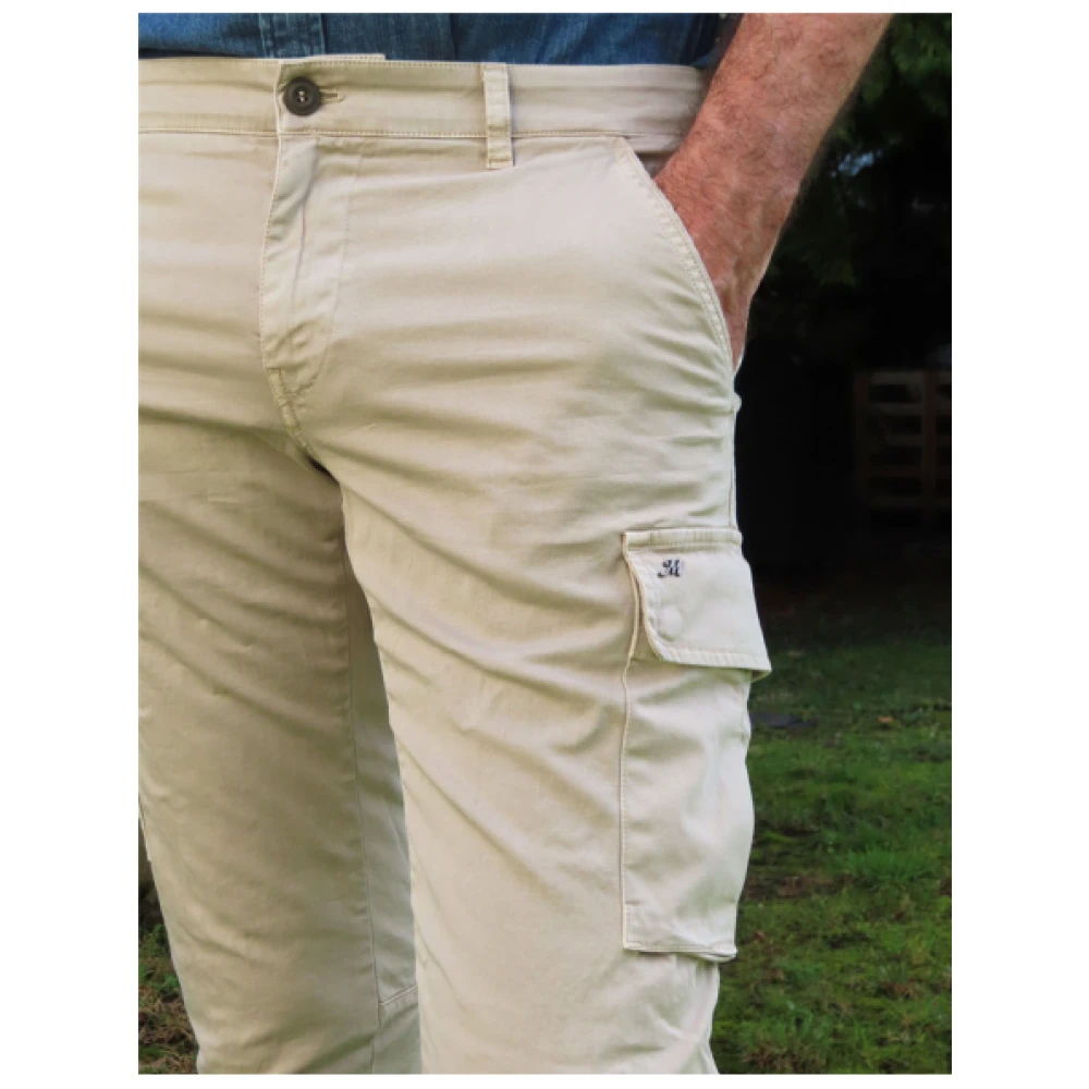 Mason's Extra Slim Cargo Broek Beige Heren