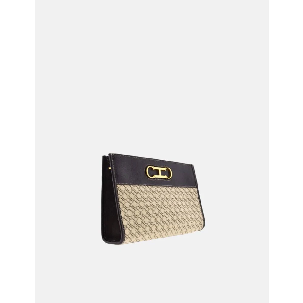 Carolina Herrera Gouden Initialen Insignia Clutch Multicolor Dames