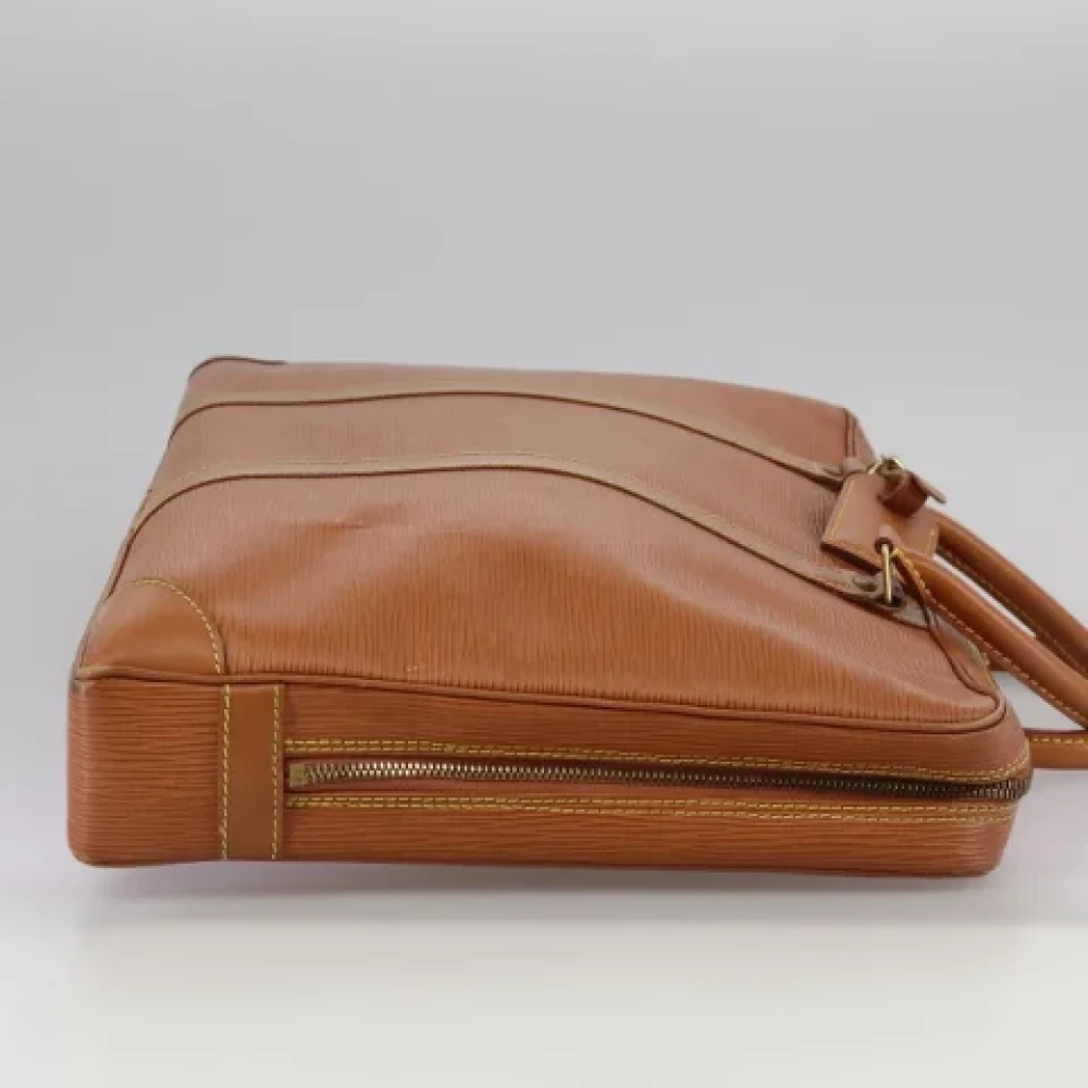 Louis Vuitton Vintage Pre-owned Leather briefcases Brown Dames