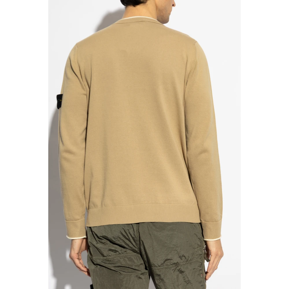 Stone Island Trui met ronde halslijn Beige Heren