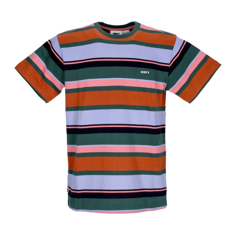 Obey Multicolor Stroming Stripe Tee