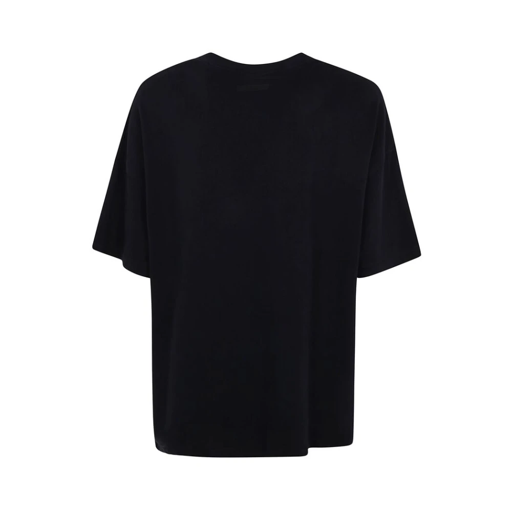 Fear Of God Zwarte Crew Neck Korte Mouwen Sweater Black Heren