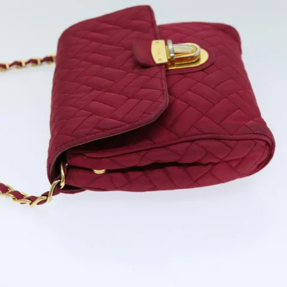 Prada Vintage Pre-owned Nylon prada-bags Pink Dames