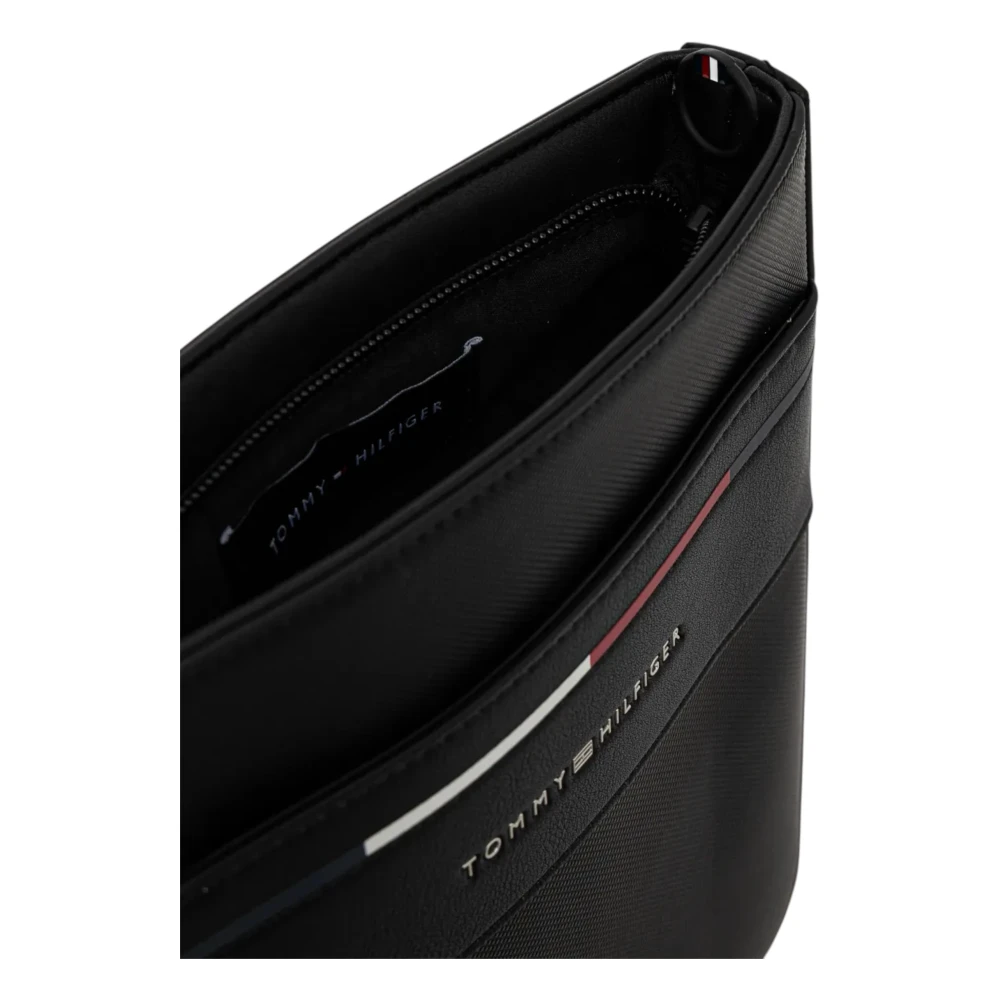 Tommy Hilfiger Heren Schoudertas Collectie in Polyurethaan Black Heren