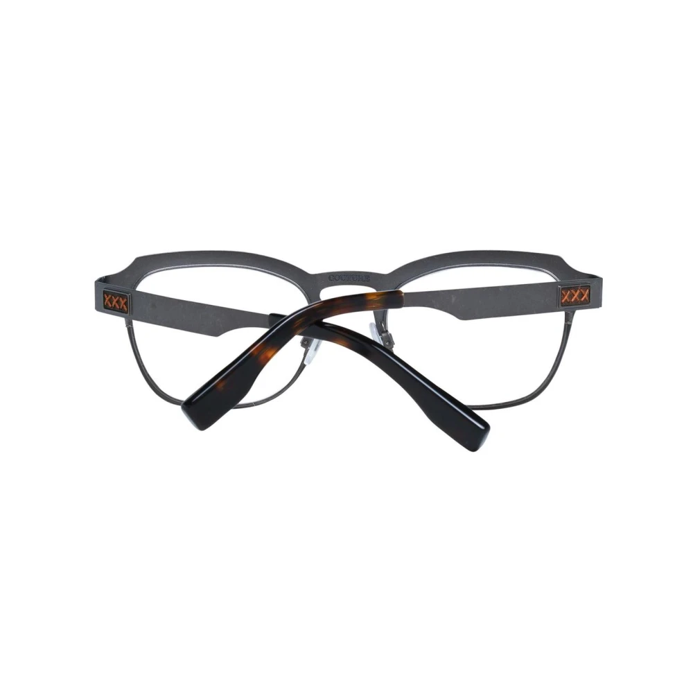 Ermenegildo Zegna Titanium Trapezium Optische Monturen Gray Heren