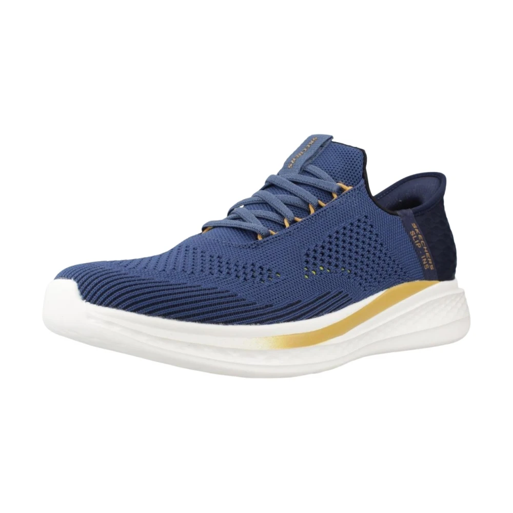 Skechers Slade Heren Schoenen Blauw