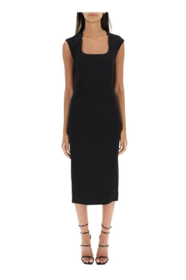 Square Neck Sheath Dress