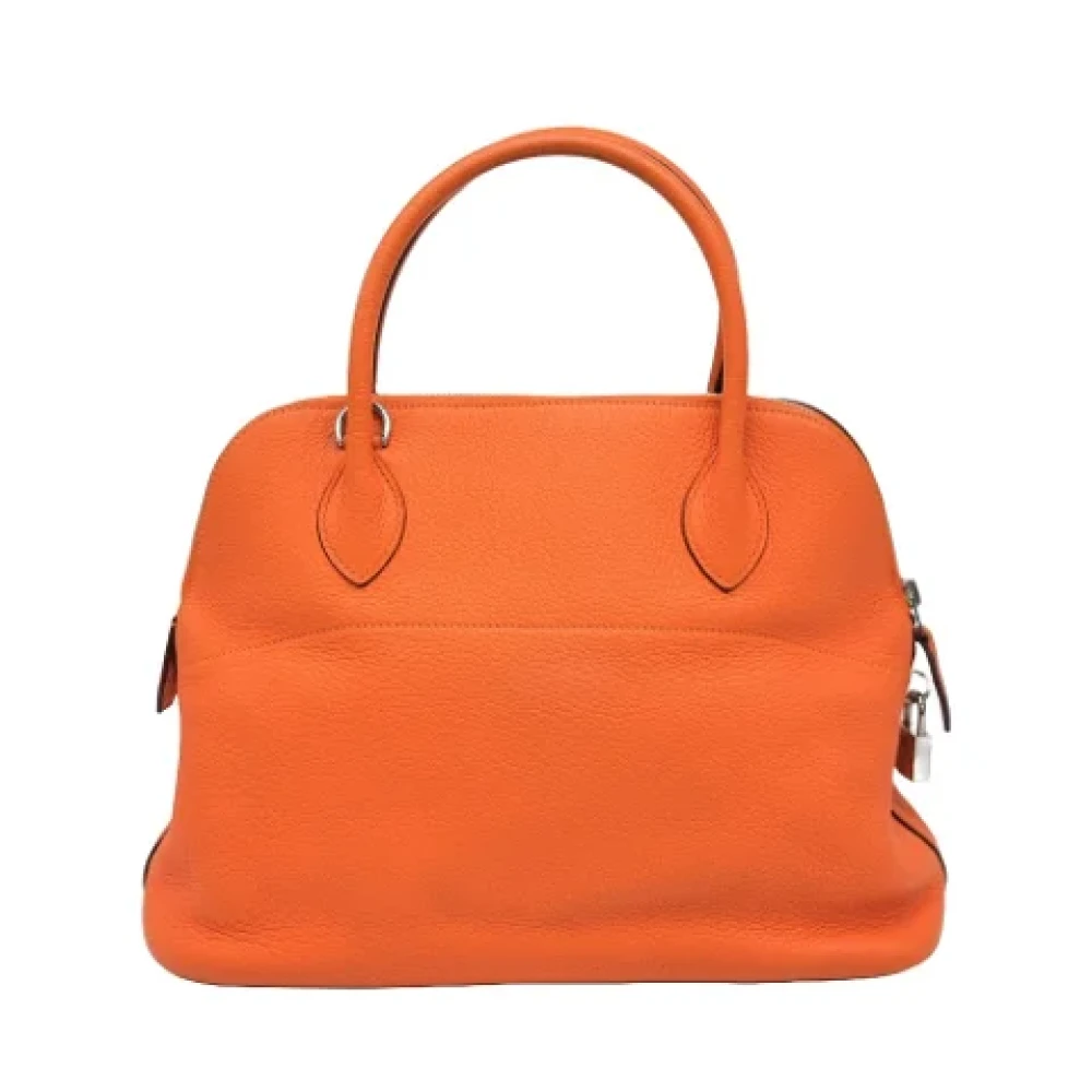 Hermès Vintage Pre-owned Fabric handbags Orange Dames