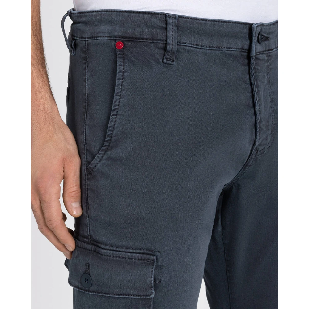 MAC Chino Broek Blue Heren