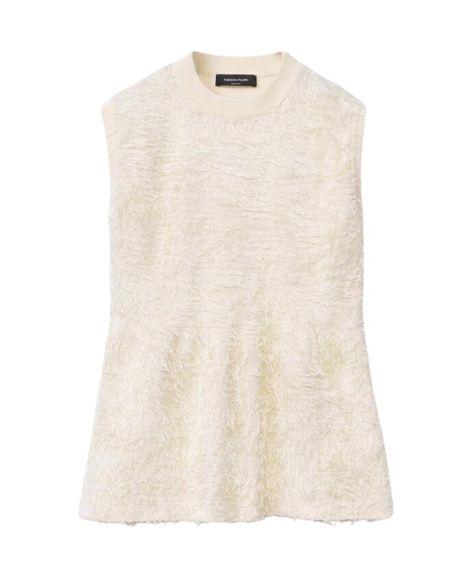 elegant-haut-sans-manches-en-maille