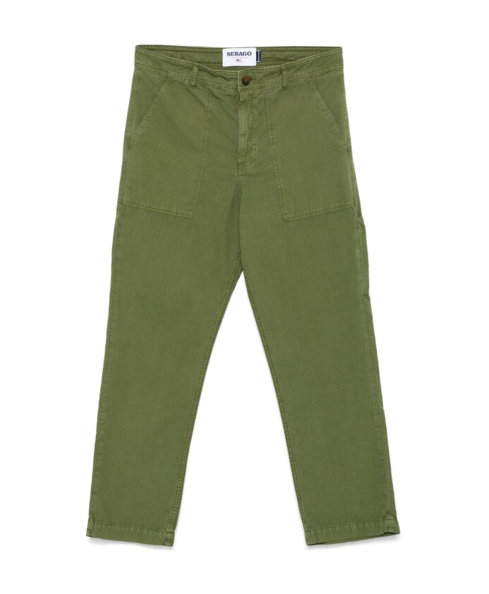pantalon-vert-avec-fermeture-eclair-dissimulee