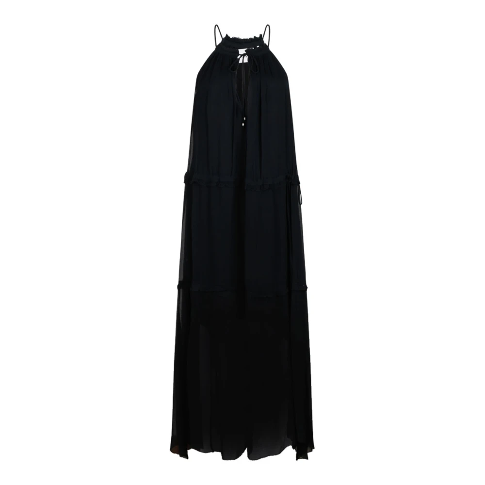 Marant Étoile Women's Black Maxi Dresses, 2XS, Dresses For