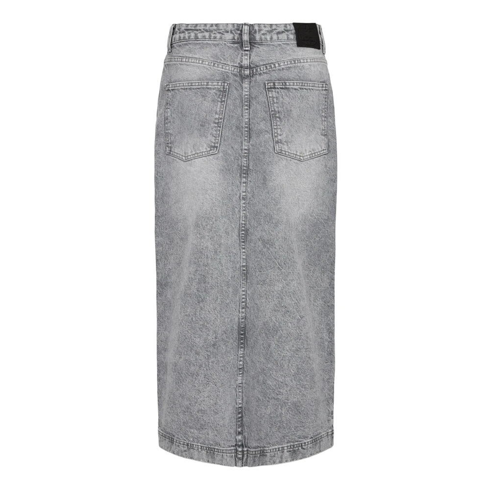 Levete Room LR-Ella 2 Denim Rok Gray Dames