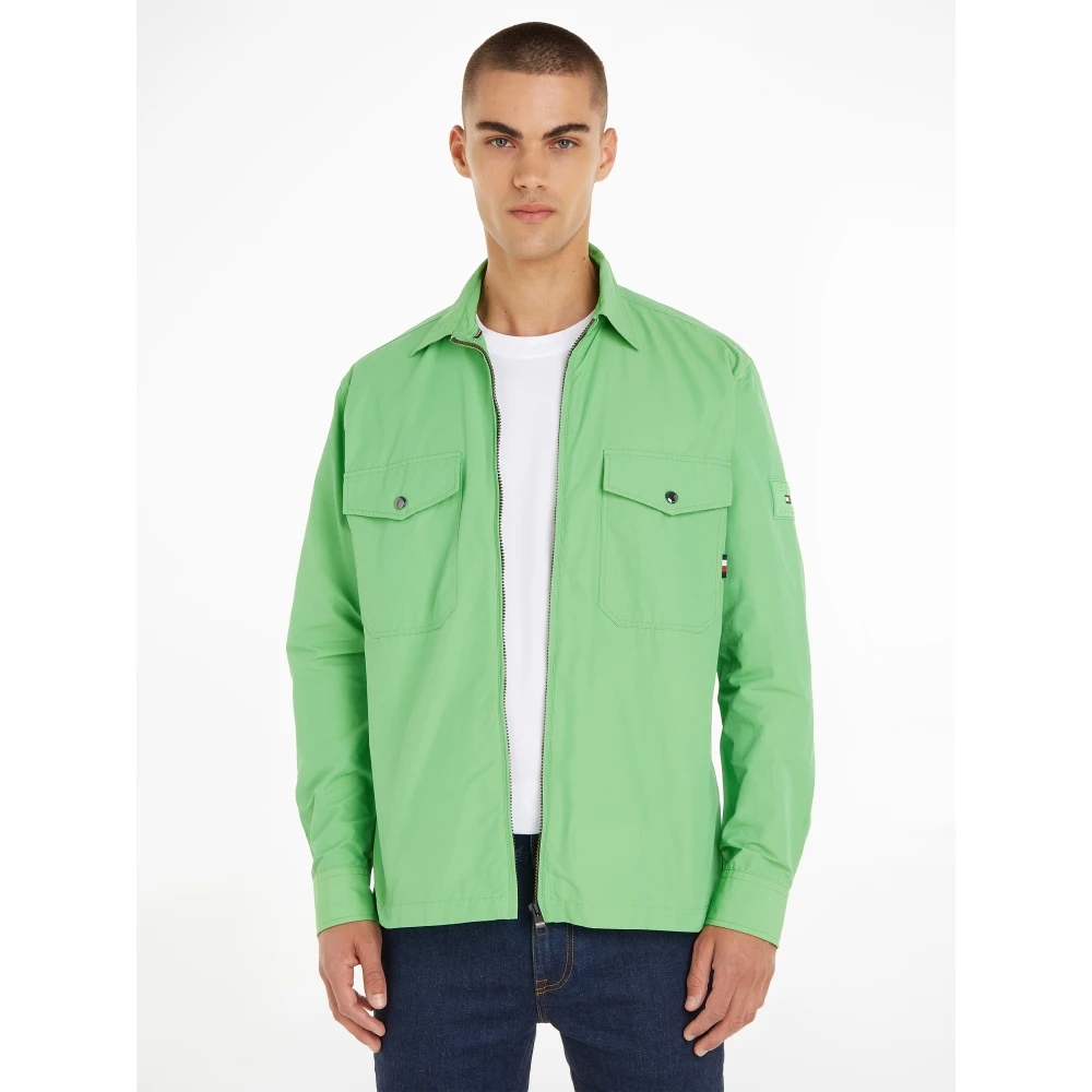 Tommy Hilfiger Light Jackets Green Heren