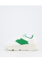 sneaker-blanc-vert-modele-elegant