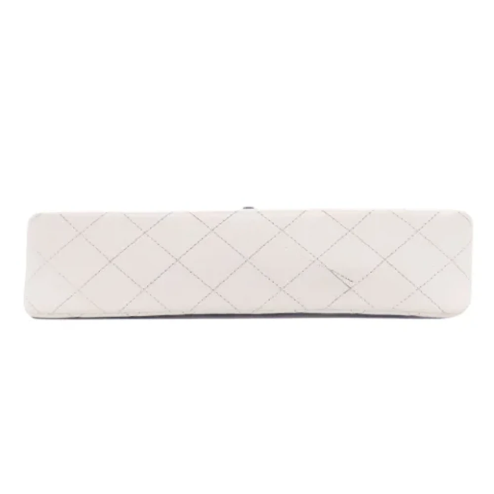 Chanel Vintage Pre-owned Leather chanel-bags White Dames