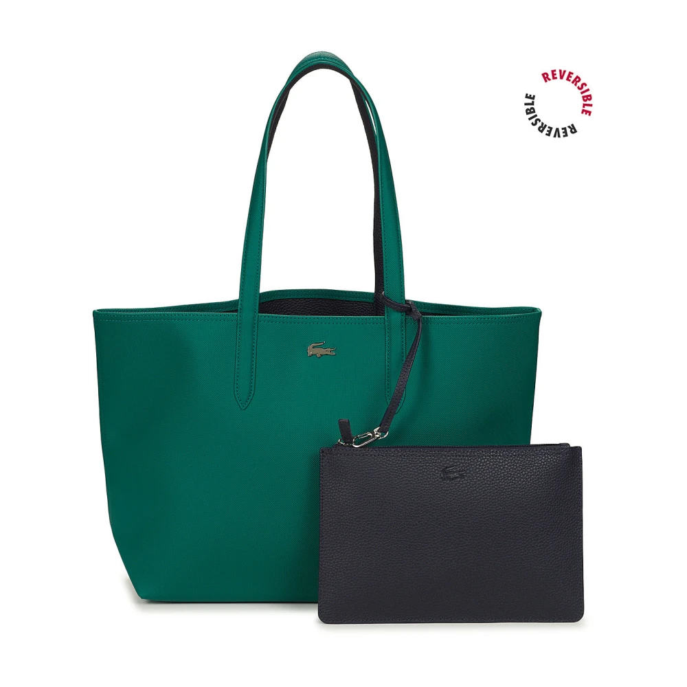 Lacoste Anna Storm Marine Shopper Blue Dames