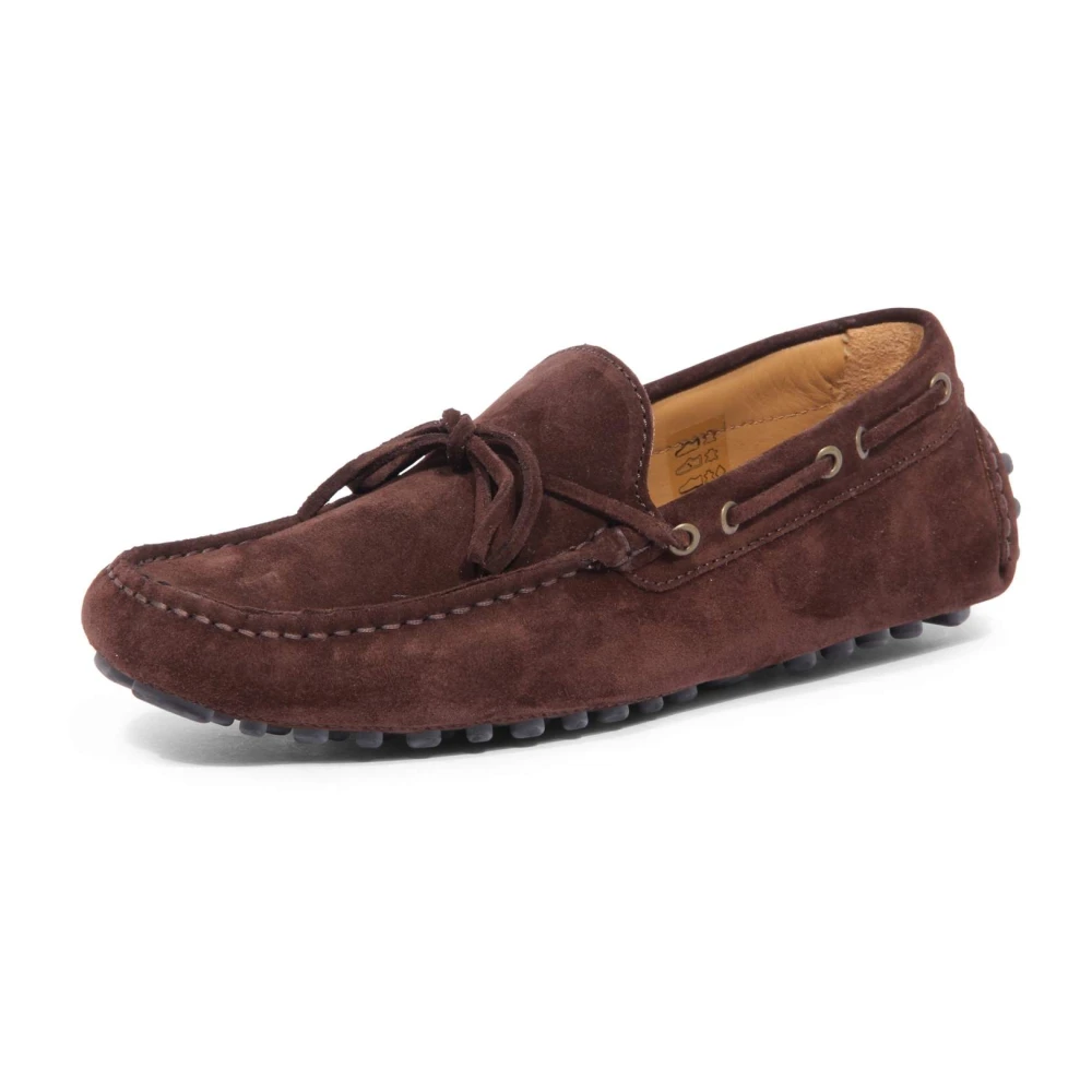 Seboy's Men's Brown Mocassino Suede Loafer - Boat Shoes - 9 Uk - Shoes