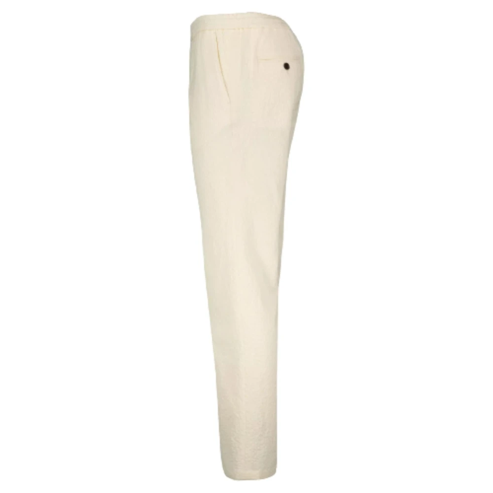 Tommy Hilfiger Heren Seersucker Broek Beige Heren