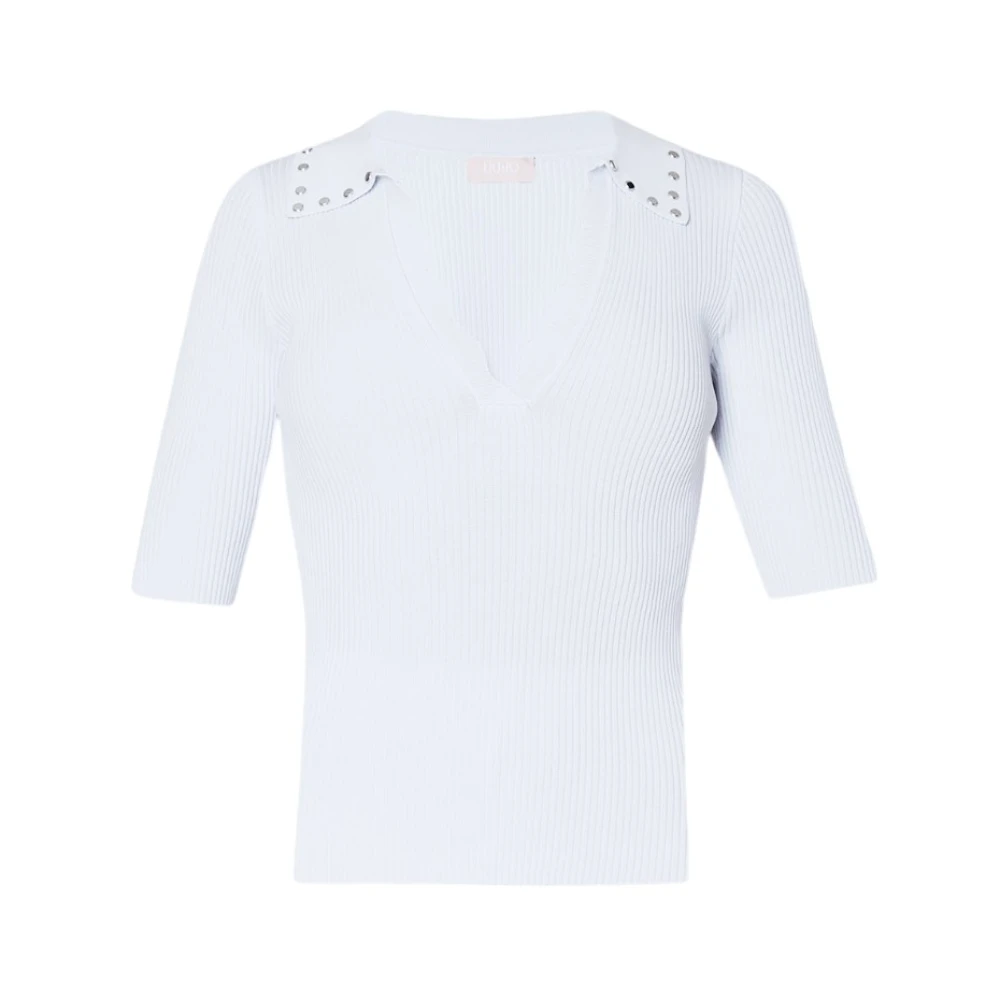 Liu Jo V-neck Knitwear White Dames