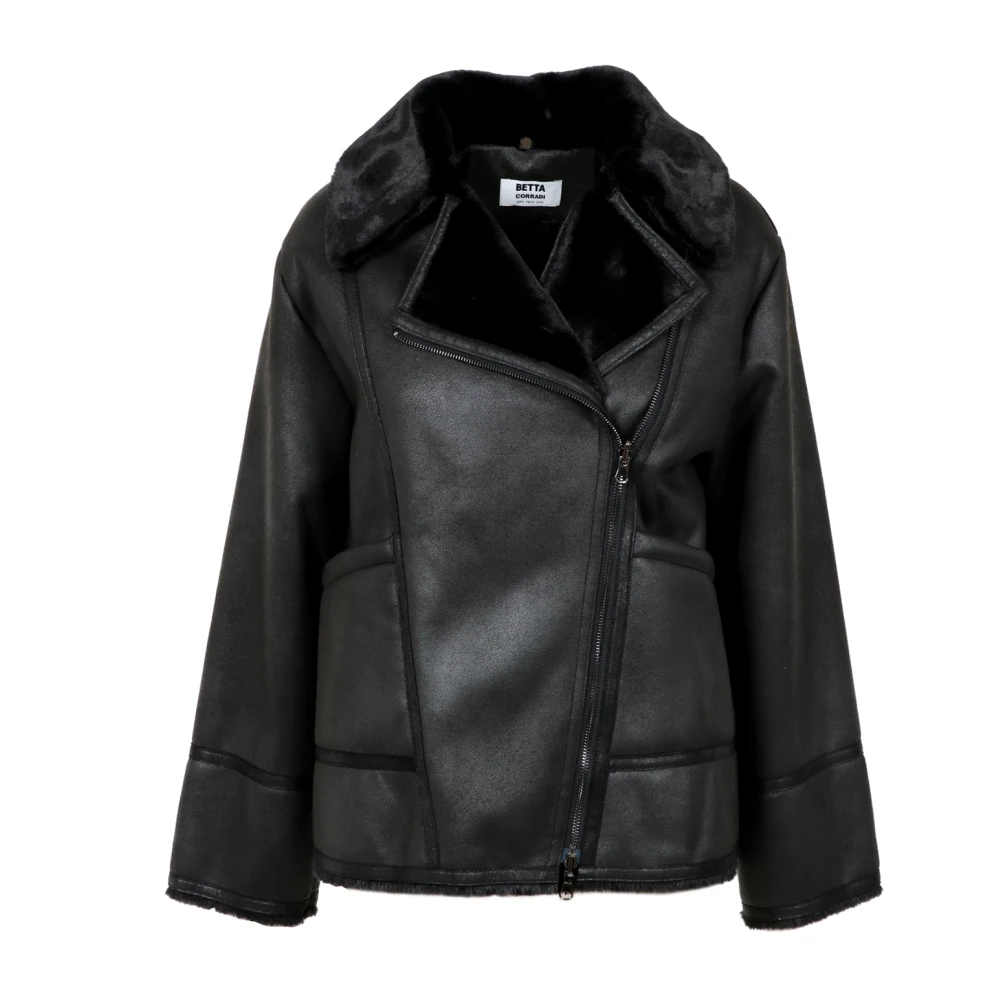 Jackets > Faux Fur & Shearling Jackets - - Betta Corradi - Modalova