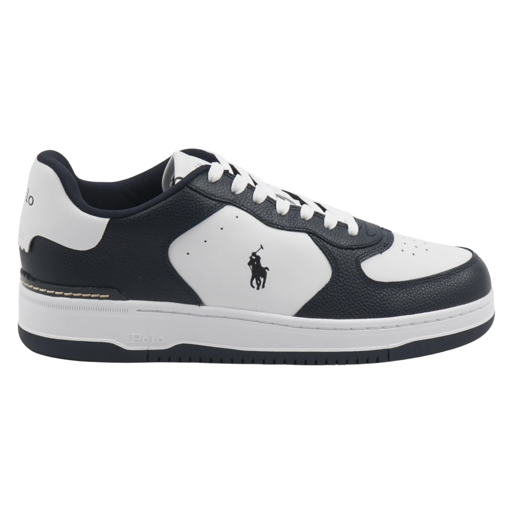 Polo Ralph Lauren Masters Court Leather Sneakers Heren Schoenen Blauw