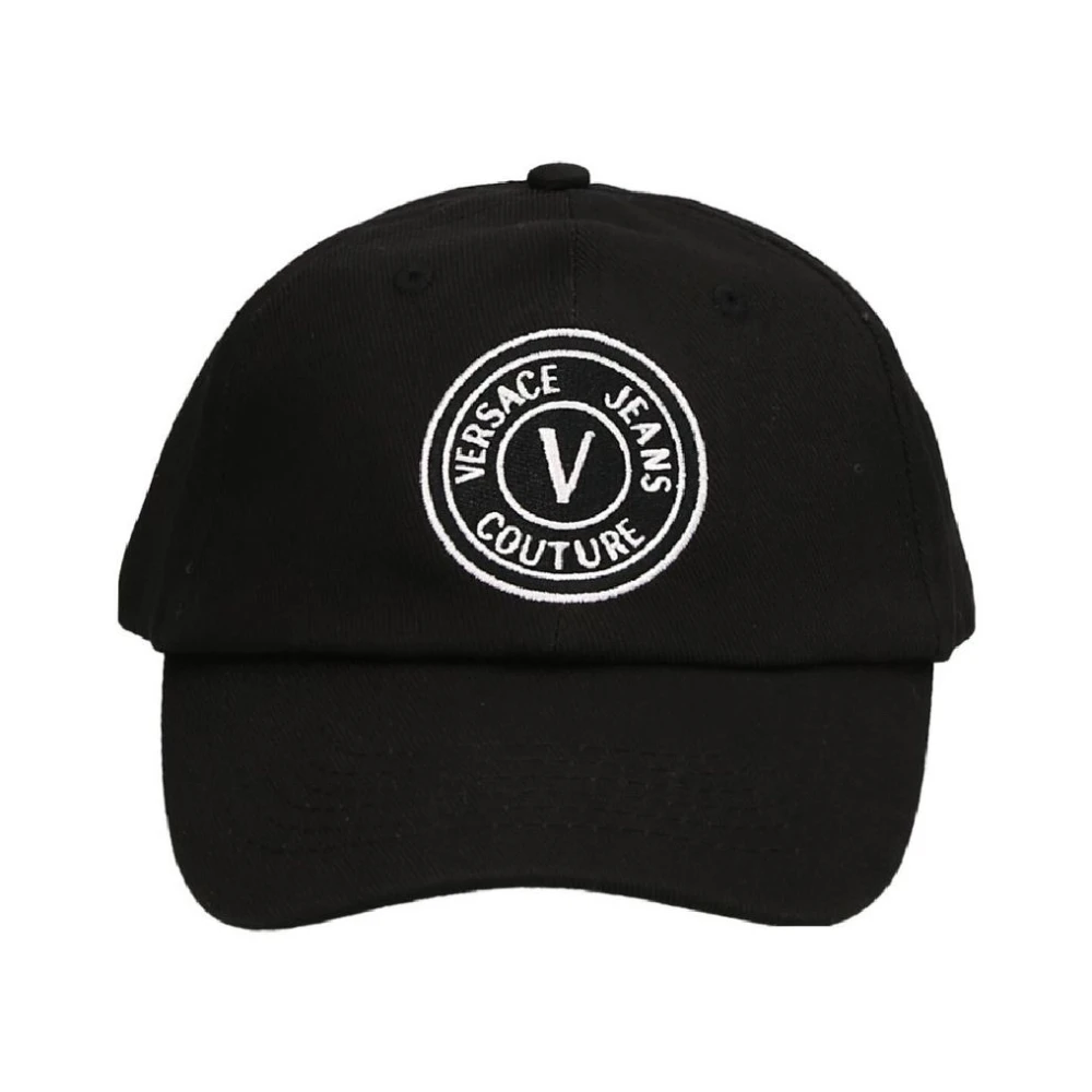 Versace Jeans Couture Unisex Black Hats & Caps, One Size, Stylish Hats & Beanies Collection