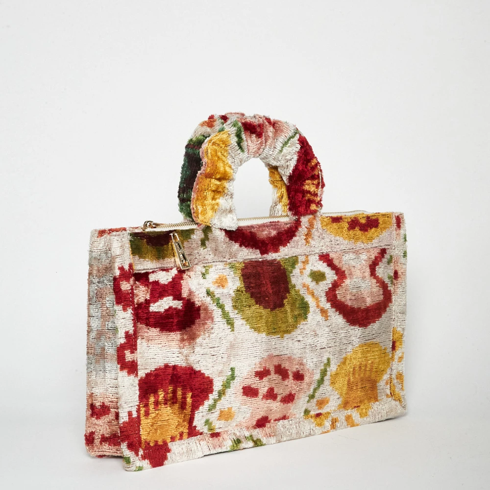 La Milanesa Multicolor Zijden en Katoenen Handtas Multicolor Dames