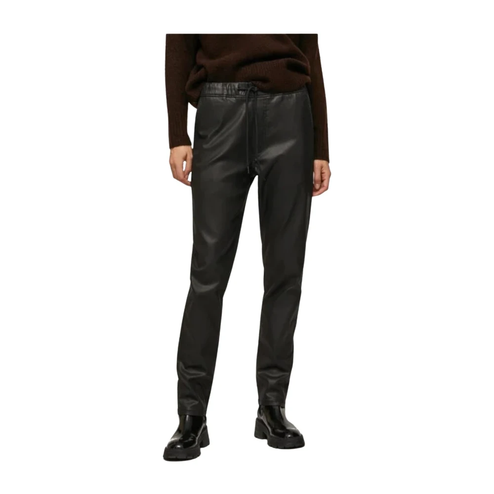 Pepe Jeans - Pantalons en cuir - Noir -